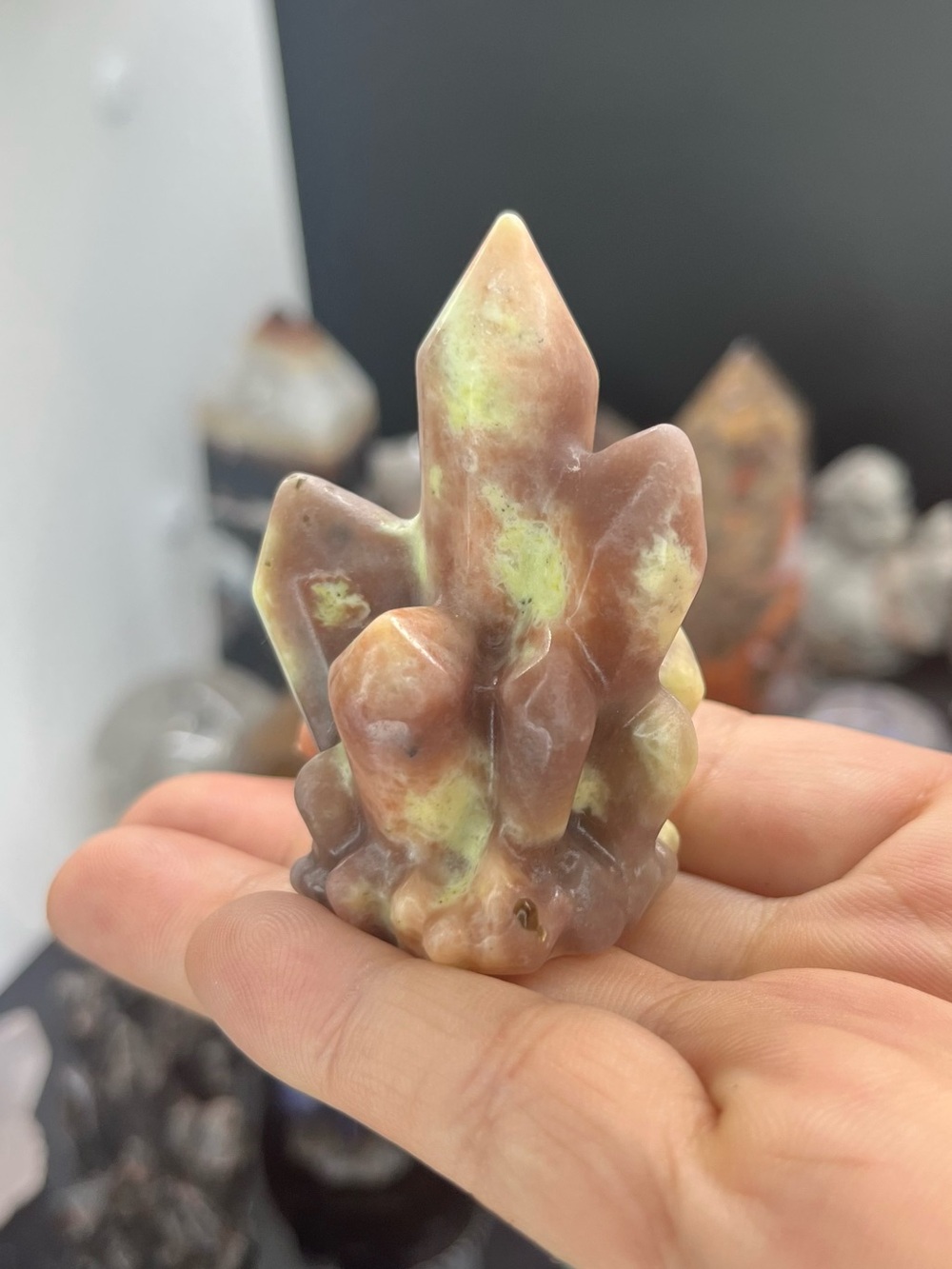 Crystal Cluster Carving